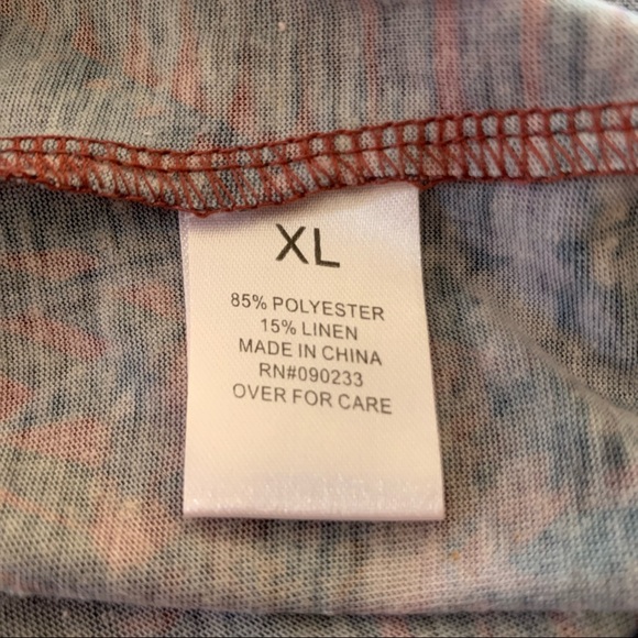 On the Byas Tropical Graphic Burnout Tee Size XL - Picture 5 of 5